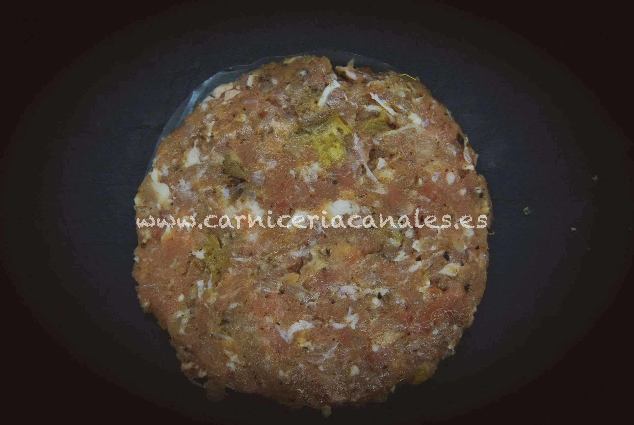 Hamburguesa de Pollo con Trufa negra y Boletus