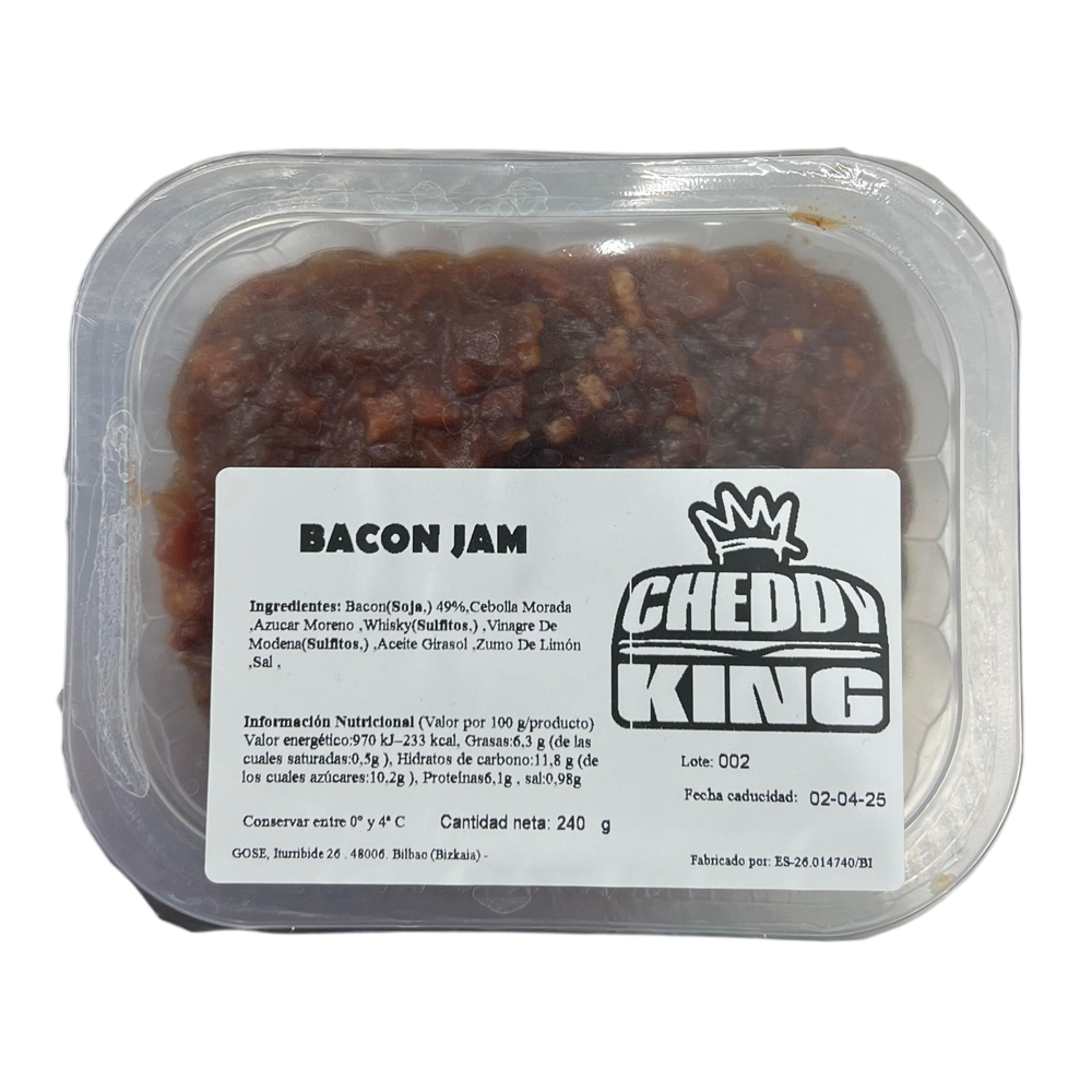 Bacon jam by Cheddykings 240ml