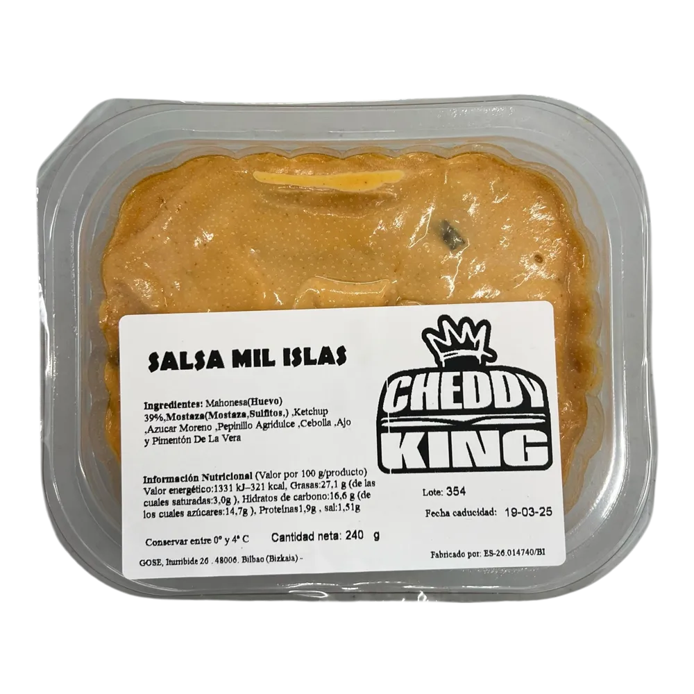 Salsa mil islas by CheddyKings 240ml