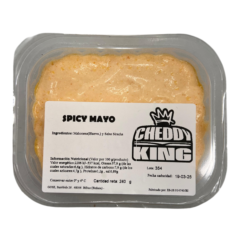 Spicy mayo by Cheddykins 240ml