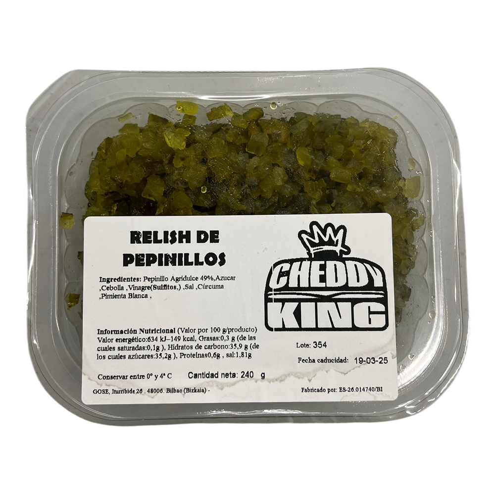 Relish de pepinillos by CheddyKings 240g